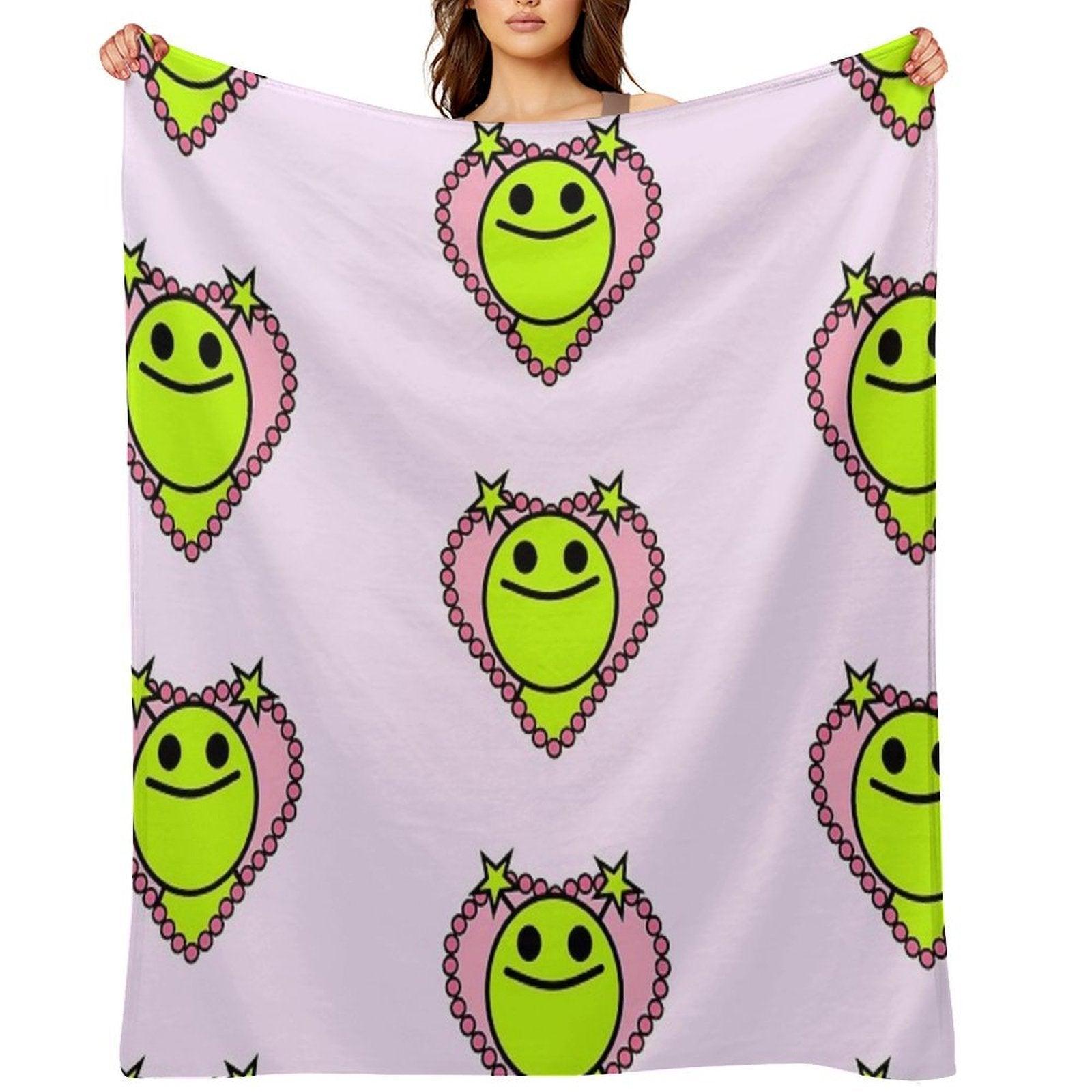 Dottie Green Alien Throw Blanket