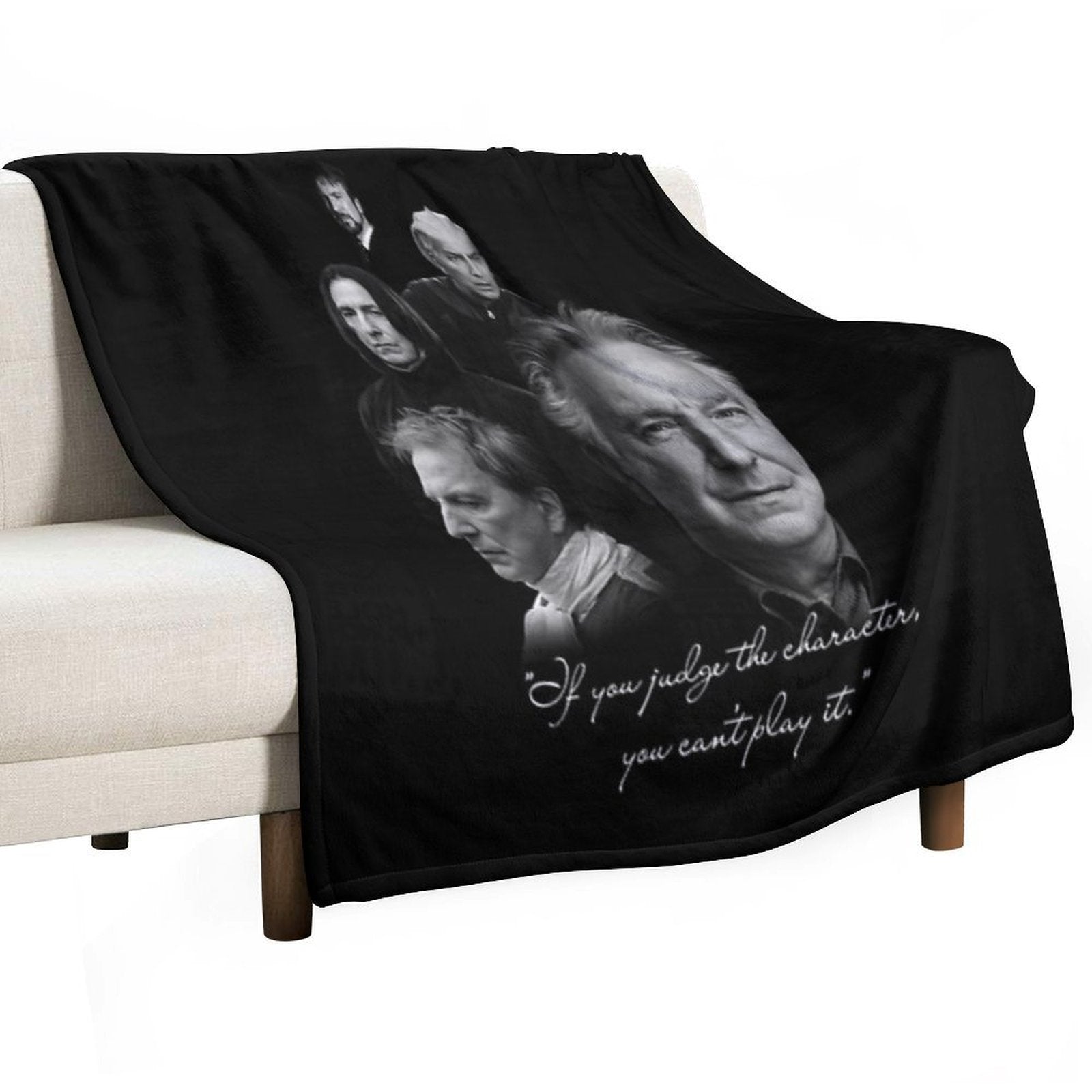 Alan Rickman - Best Actor Comfort Throw Blanket