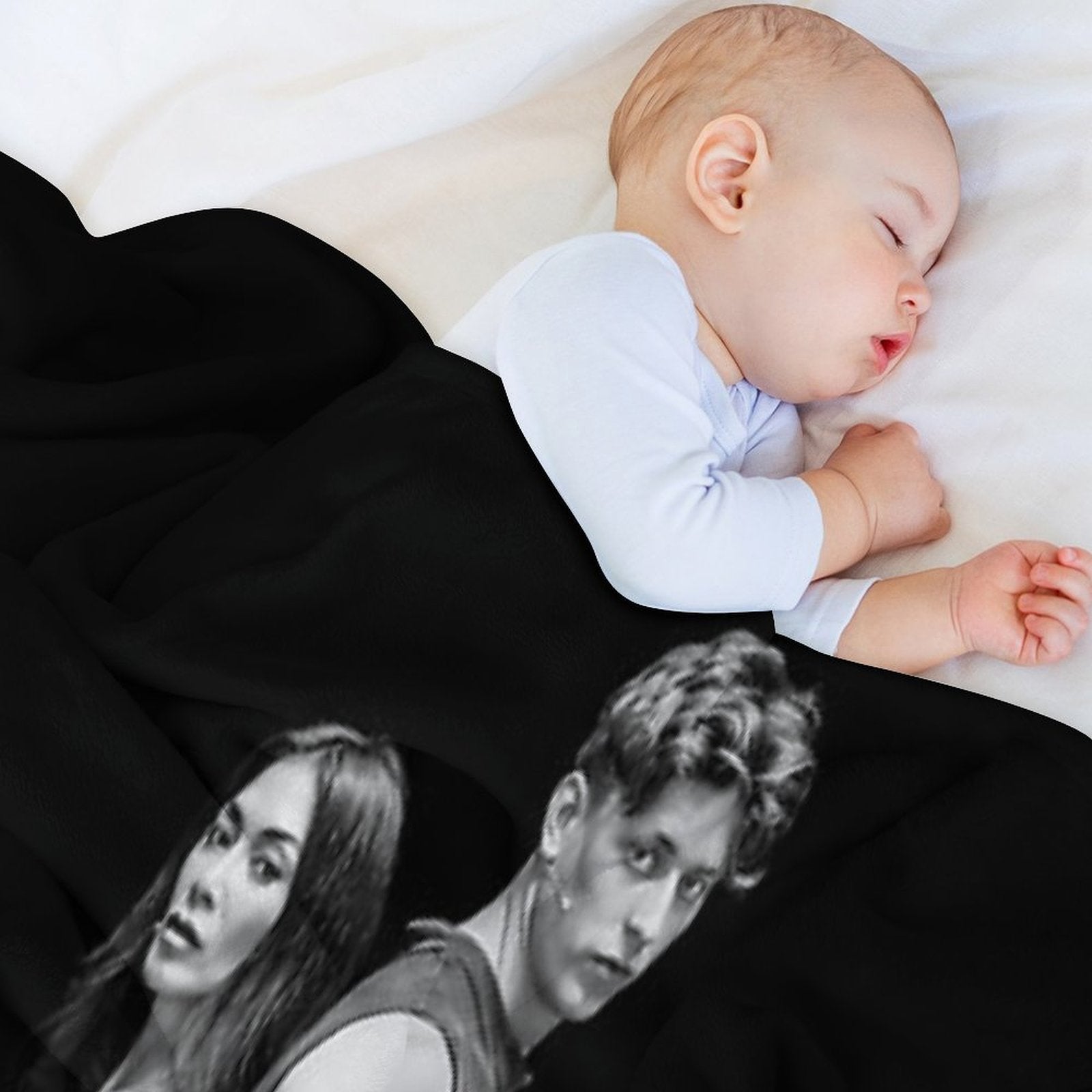 Sunset Blvd. with Nicole Scherzinger And Tom Francis Velvety-soft Throw Blanket
