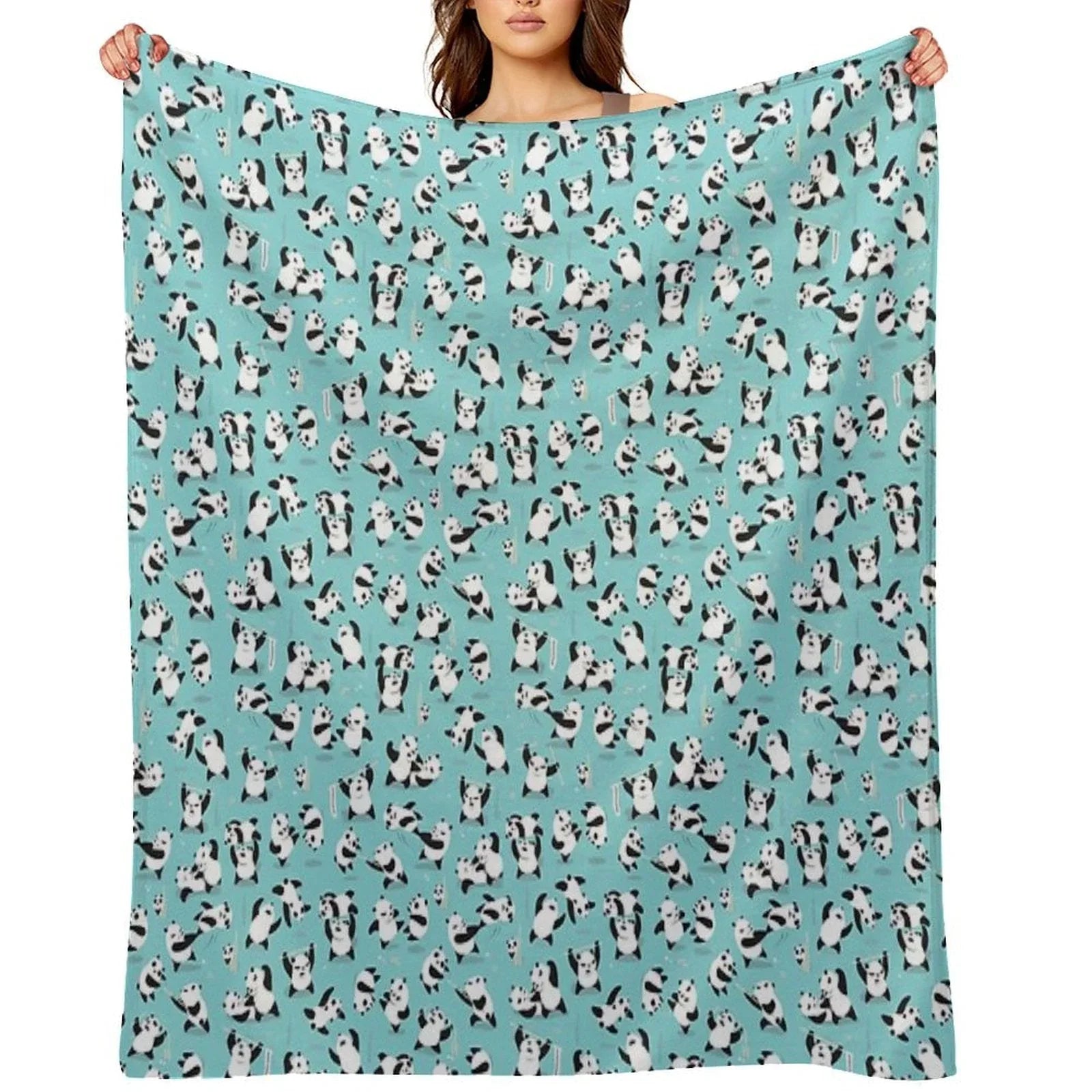 PANDAMONIUM Throw Blanket