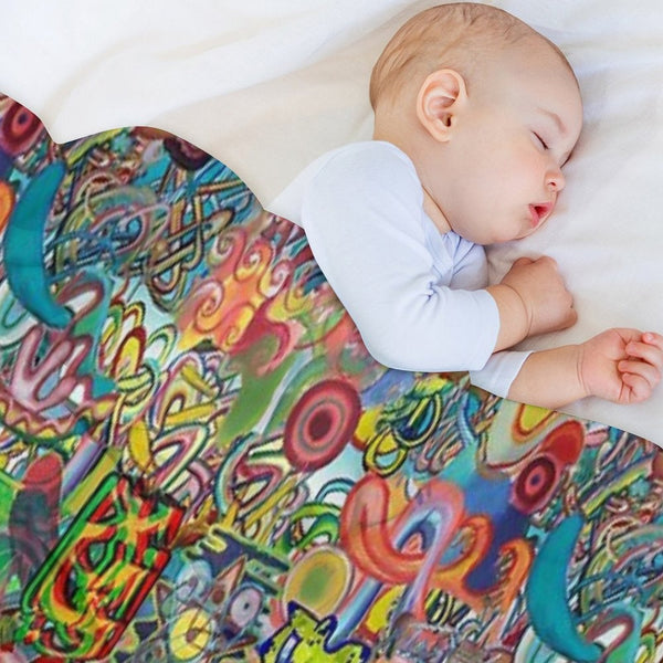 Graffiti 2021 Machine-washable Throw Blanket