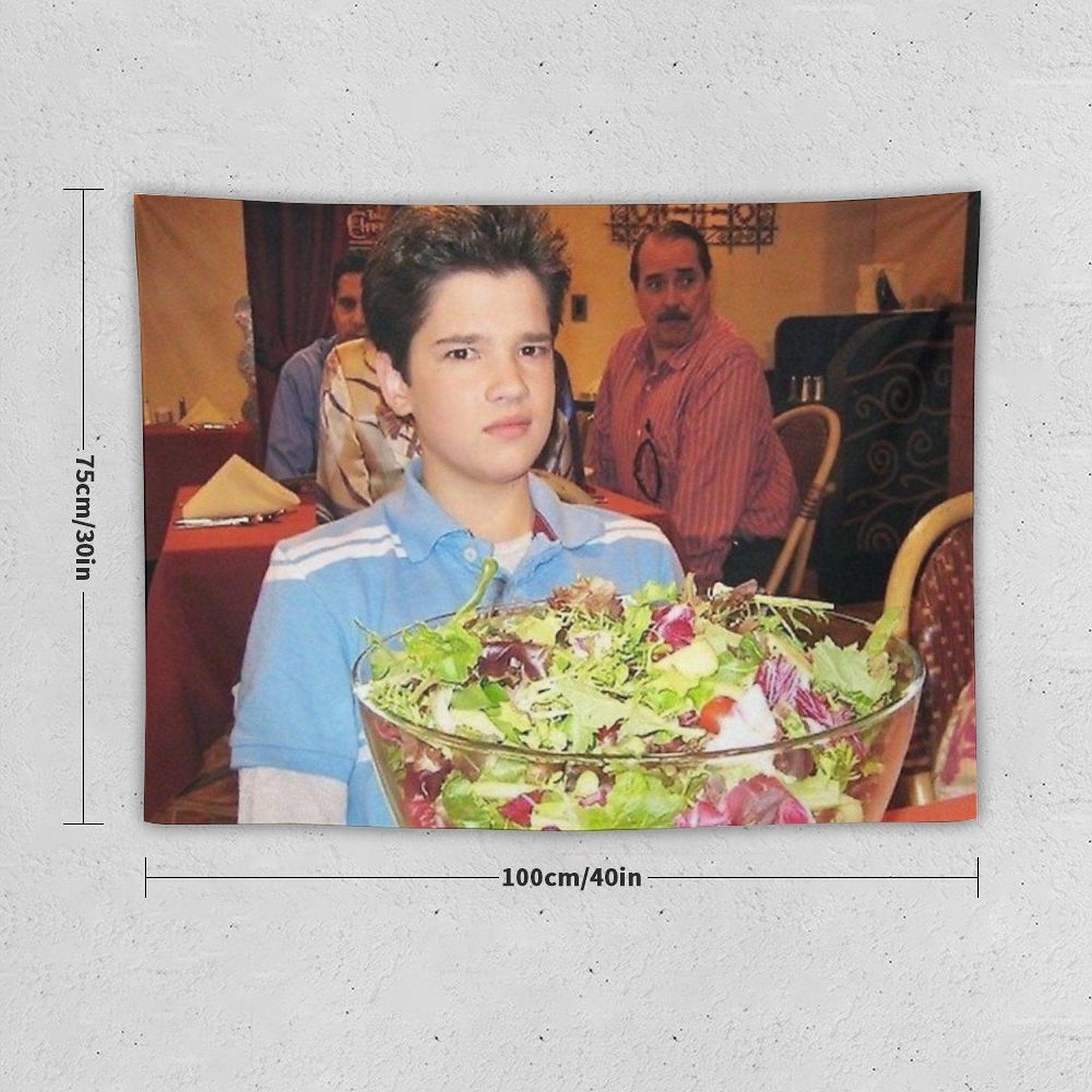 Freddie Benson with A Salad Tapestry