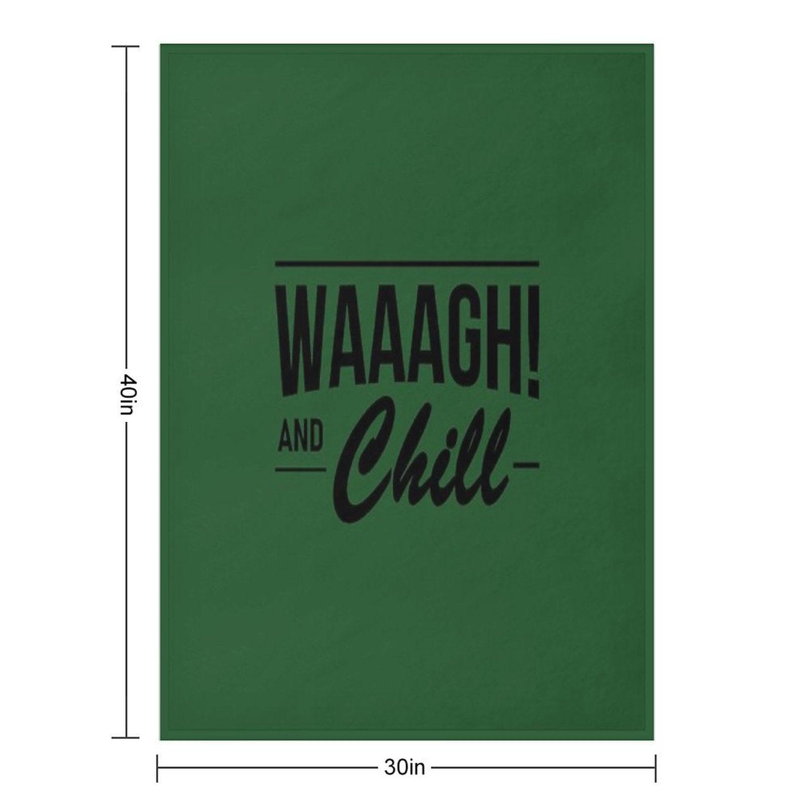 WAAAGH! (and Chill) Throw Blanket