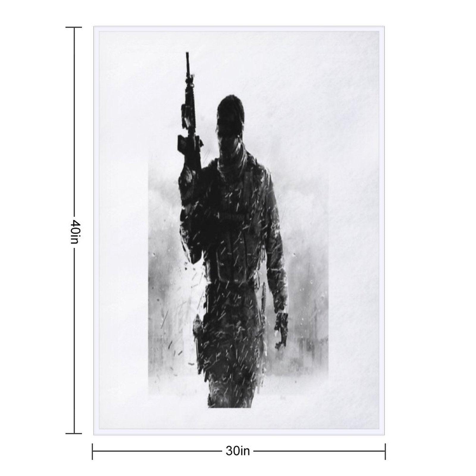 MW2 - Soldier Game Throw Blanket