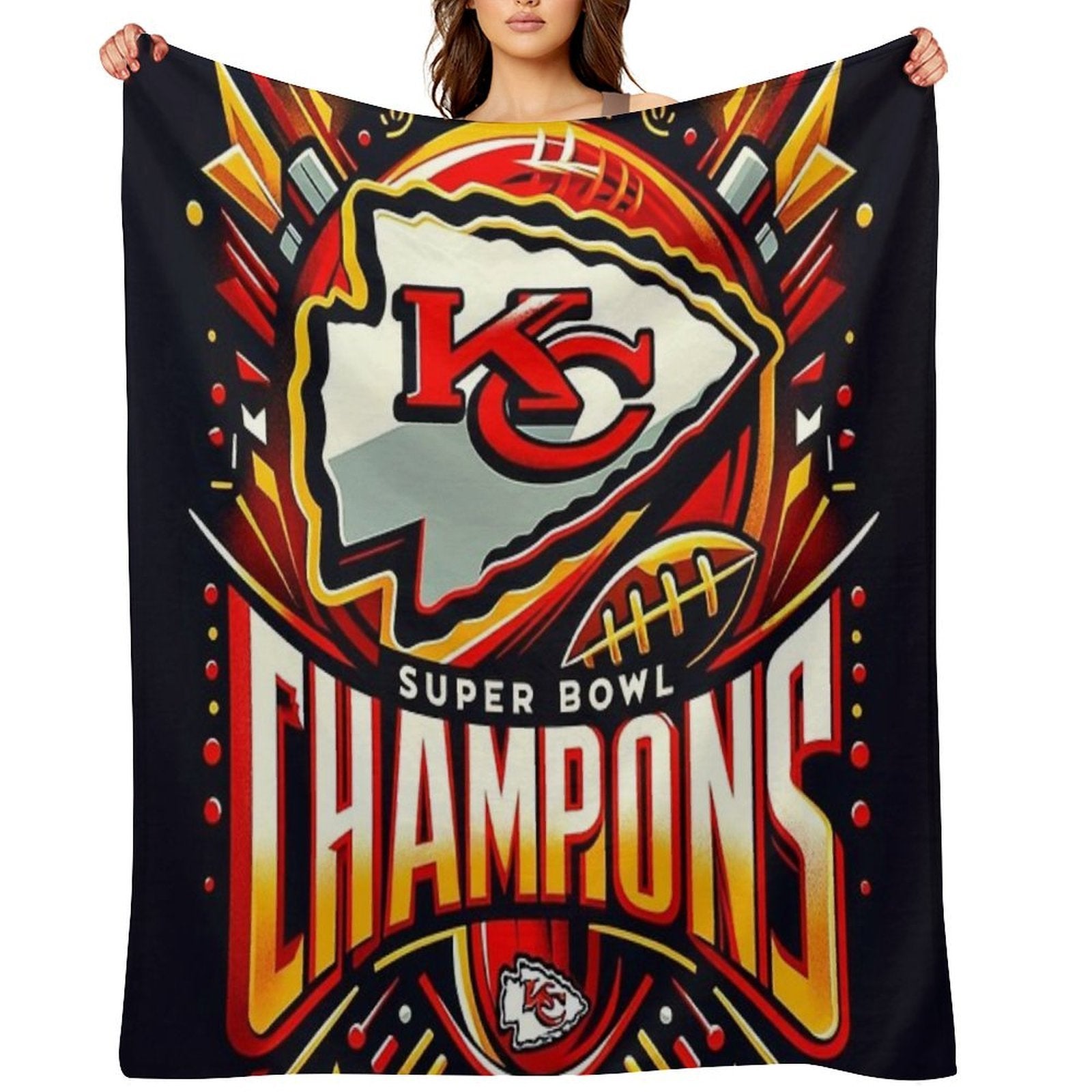 Kansas City Champions Eco-conscious Throw Blanket