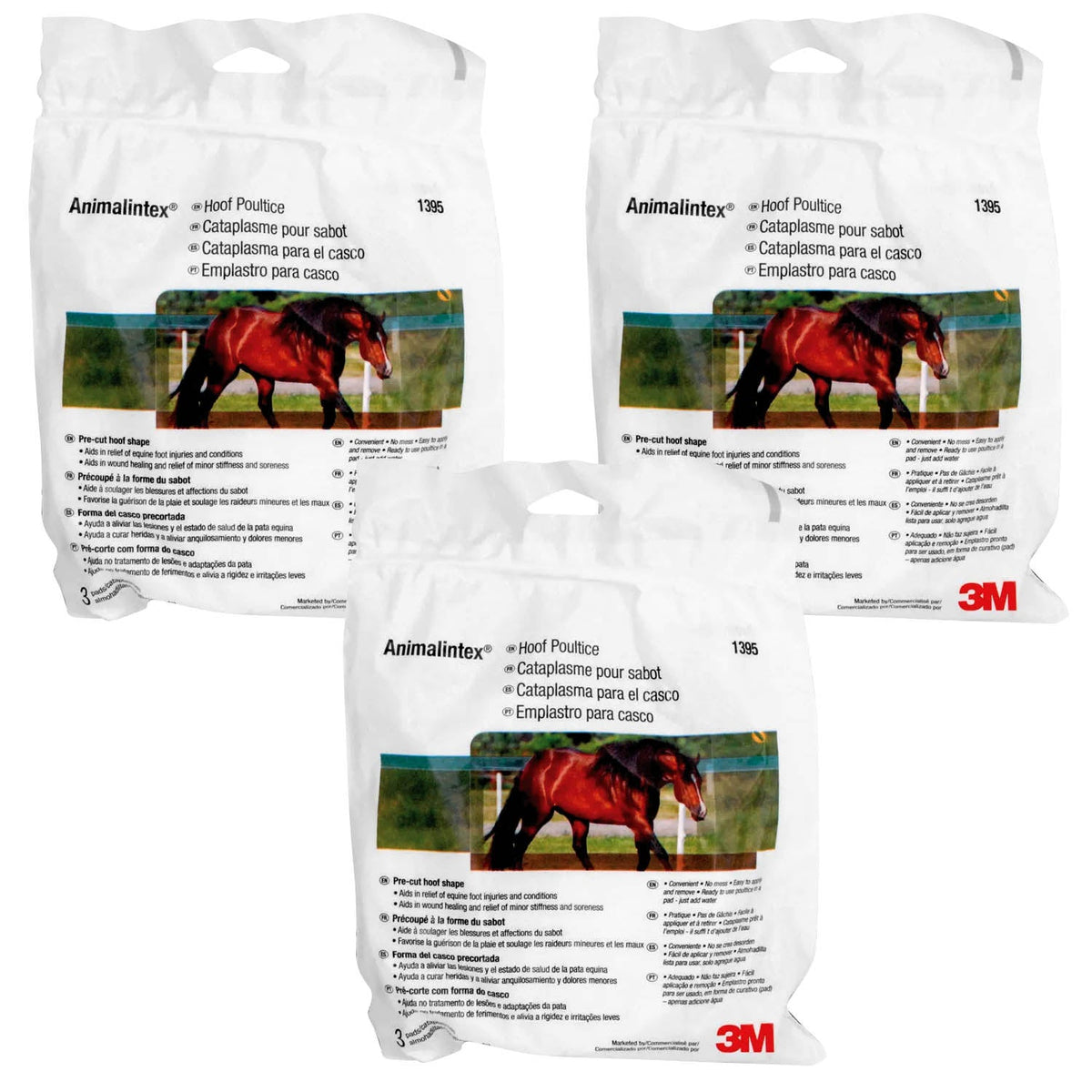 3M Animalintex Hoof Poultice Pads for Horses