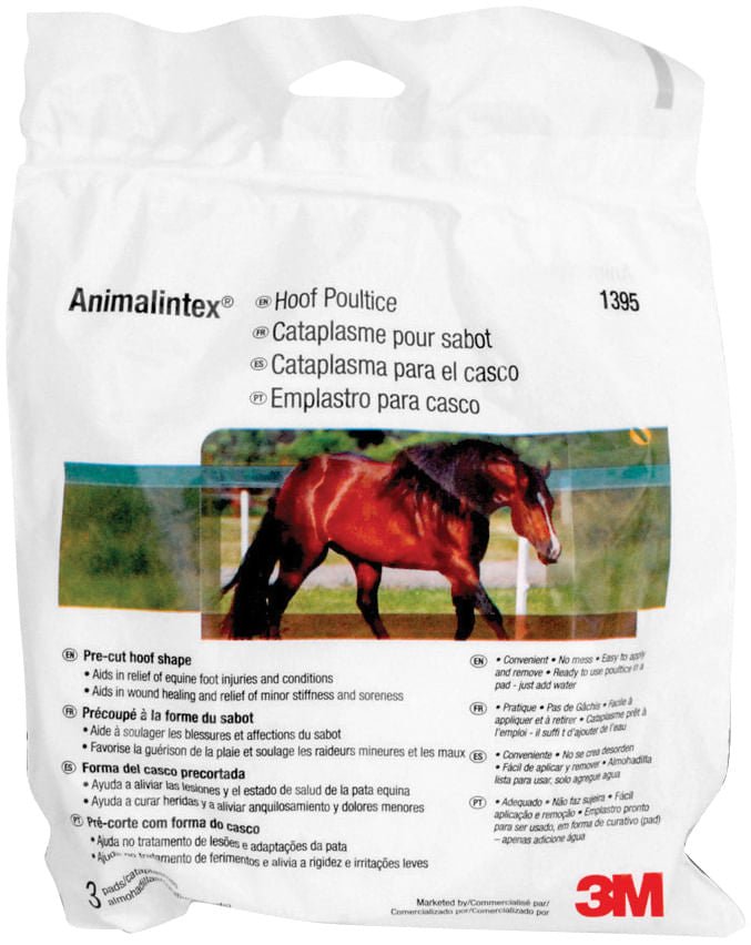 3M Animalintex Hoof Poultice Pads for Horses