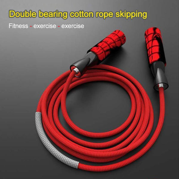 3M Jump Skipping Ropes Cable Adjustable Speed Plastic Thick Double-bearing Skipping Rope Sports Fitness Professional Jump Rope Workout Rope Adjustable Length For Cardio Endurance Training Fitness