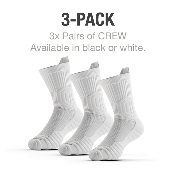CloudFusion Athletic Cushioned Crew Socks - Summer