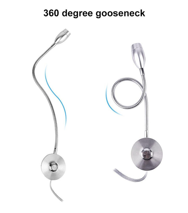 3W Dimmable Wall Reading Lamp, LED Bed Reading Book Light, Wall Sconce Bedside Reading Study Lamp Decorative Table Lamp Cute Study Lamps for Bedroom Décor