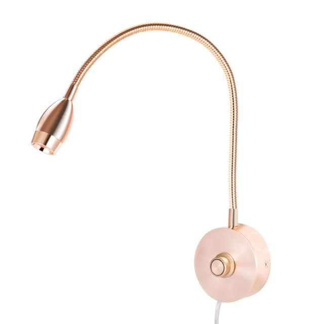 3W Dimmable Wall Reading Lamp, LED Bed Reading Book Light, Wall Sconce Bedside Reading Study Lamp Decorative Table Lamp Cute Study Lamps for Bedroom Décor