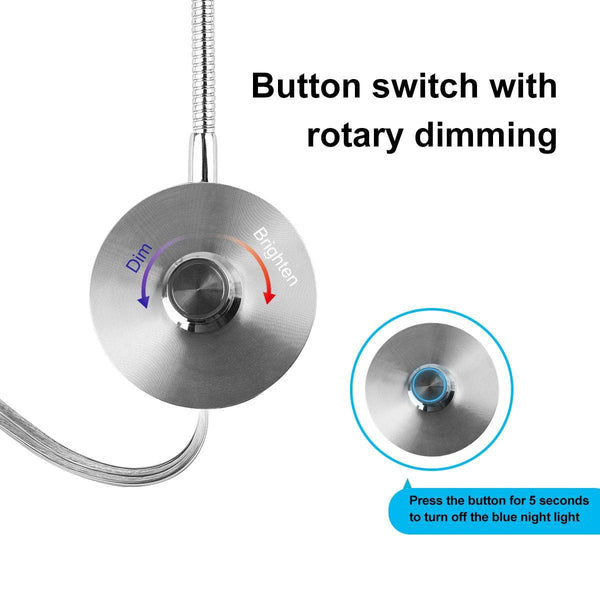 3W Dimmable Wall Reading Lamp, LED Bed Reading Book Light, Wall Sconce Bedside Reading Study Lamp Decorative Table Lamp Cute Study Lamps for Bedroom Décor