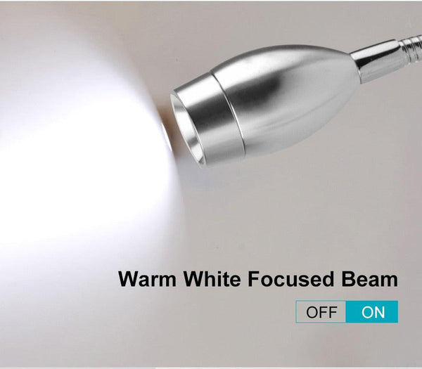 3W Dimmable Wall Reading Lamp, LED Bed Reading Book Light, Wall Sconce Bedside Reading Study Lamp Decorative Table Lamp Cute Study Lamps for Bedroom Décor