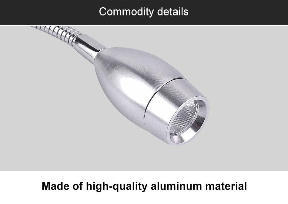 3W Dimmable Wall Reading Lamp, LED Bed Reading Book Light, Wall Sconce Bedside Reading Study Lamp Decorative Table Lamp Cute Study Lamps for Bedroom Décor