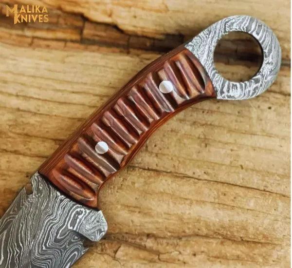 Handmade Ringtail Skinner Knife: Unmatched Quality for Everyday Carry-0038