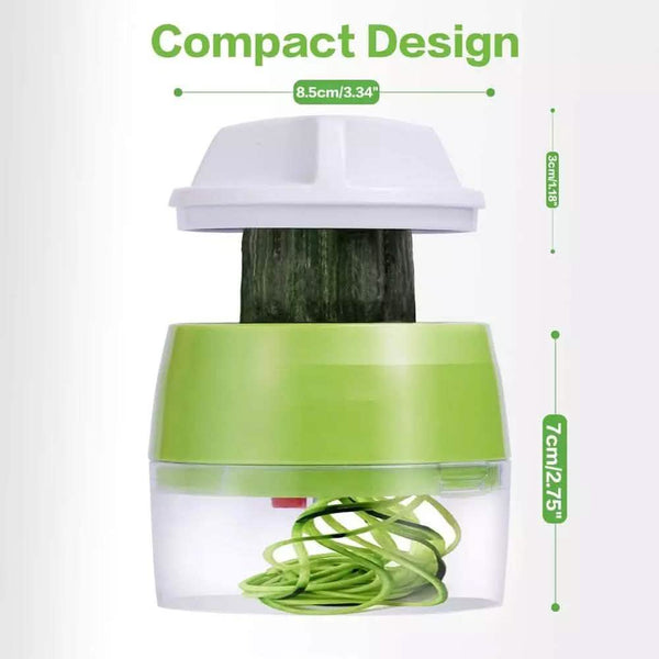 4-in-1 Fruit Vegetable Slicer Adjustable Spiral Grater