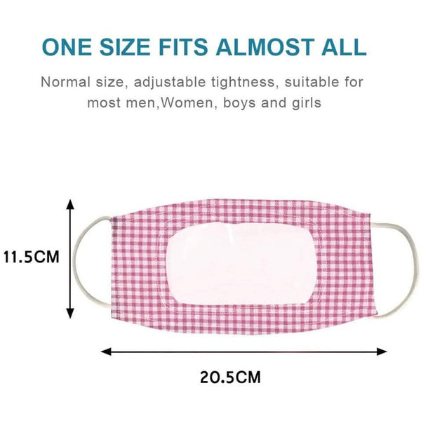 4-Pack: Reusable Anti Dust Unisex Smile Mouth Face Mask