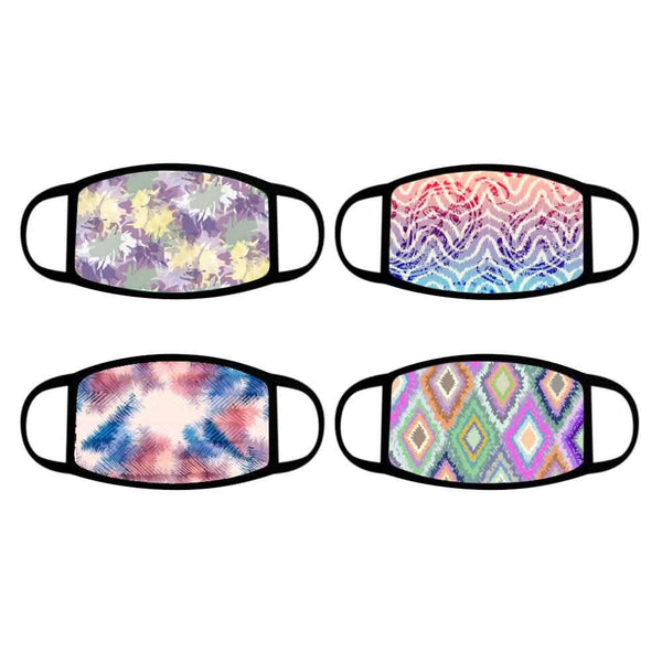 4-Pack: Reusable Cotton Face Mask