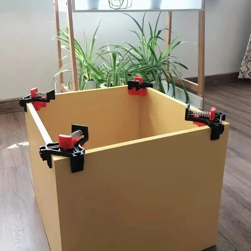 4-Piece Set: Precision 90 Degree Angle Clamps for Woodworking