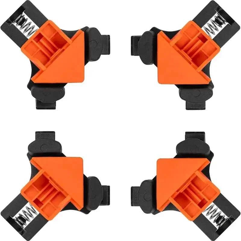 4-Piece Set: Precision 90 Degree Angle Clamps for Woodworking