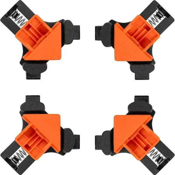 4-Piece Set: Precision 90 Degree Angle Clamps for Woodworking
