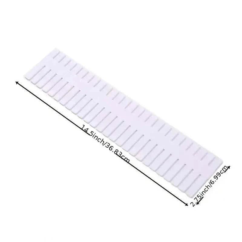 4-Pieces: Adjustable Grid Drawer Dividers