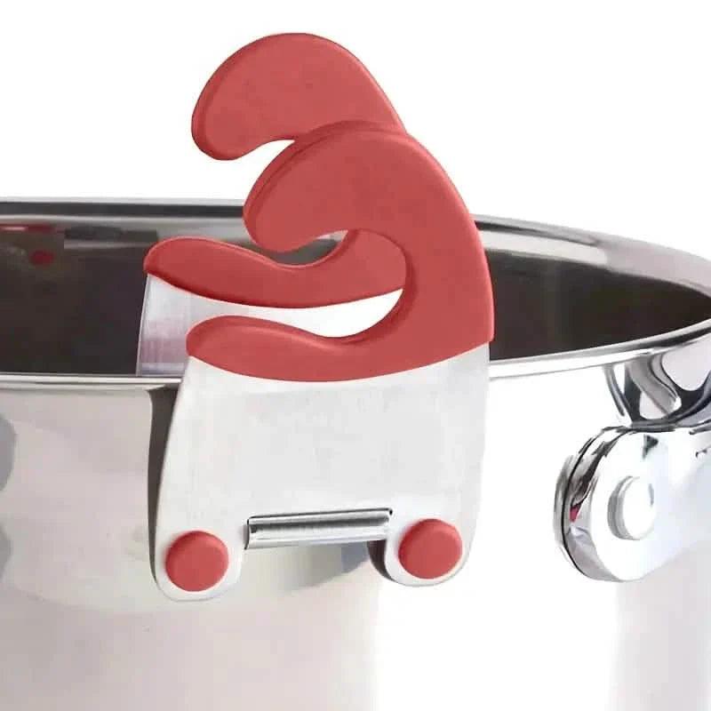 4-Pieces: Stainless Steel Pot Spoon Holder