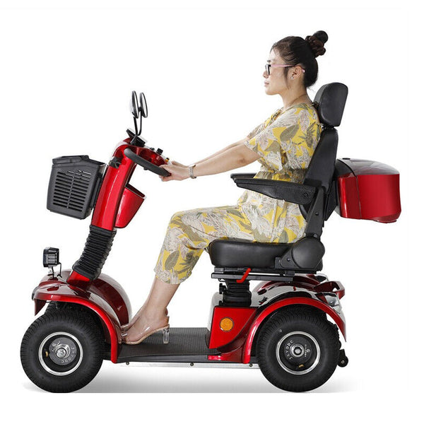 4-Wheel Heavy Duty 48V20AH Electric All-Terrain Mobility Scooter, 500W (SAK93647)