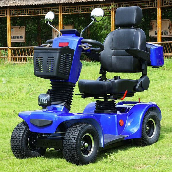 4-Wheel Heavy Duty 48V20AH Electric All-Terrain Mobility Scooter, 500W (SAK93647)