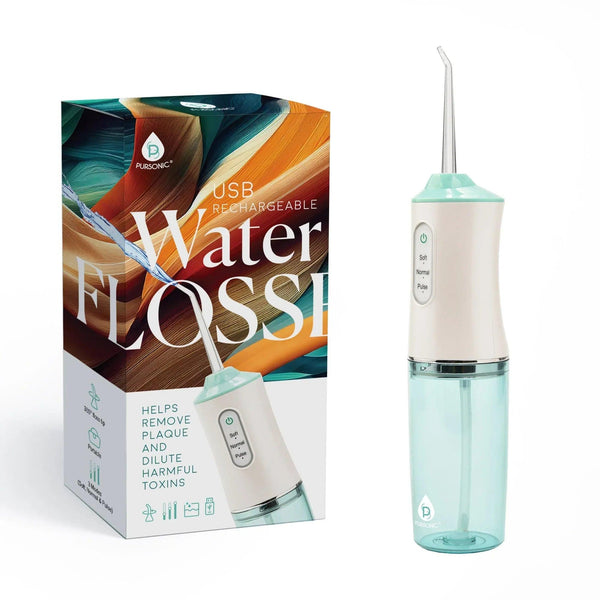 USB Rechargeable Water Flosser Helps Remove Plaque & Dilute Harmful Toxins - Gifts for You 'n Me