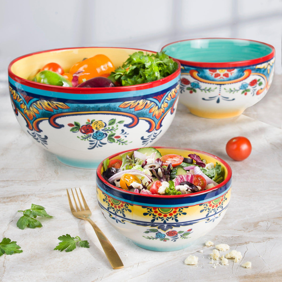 Zanzibar 3 Piece Mixing Bowl Set