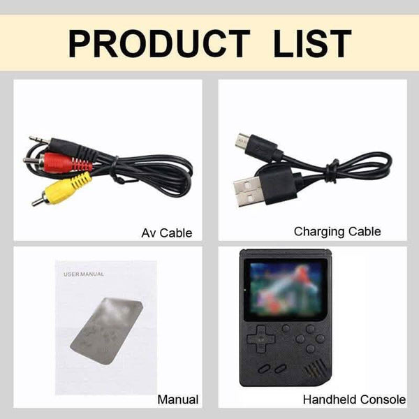 400-In-1 Handheld Portable Video Game Console