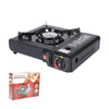 Single - burner Butane Camping Stove, windproof, adjustable, portable