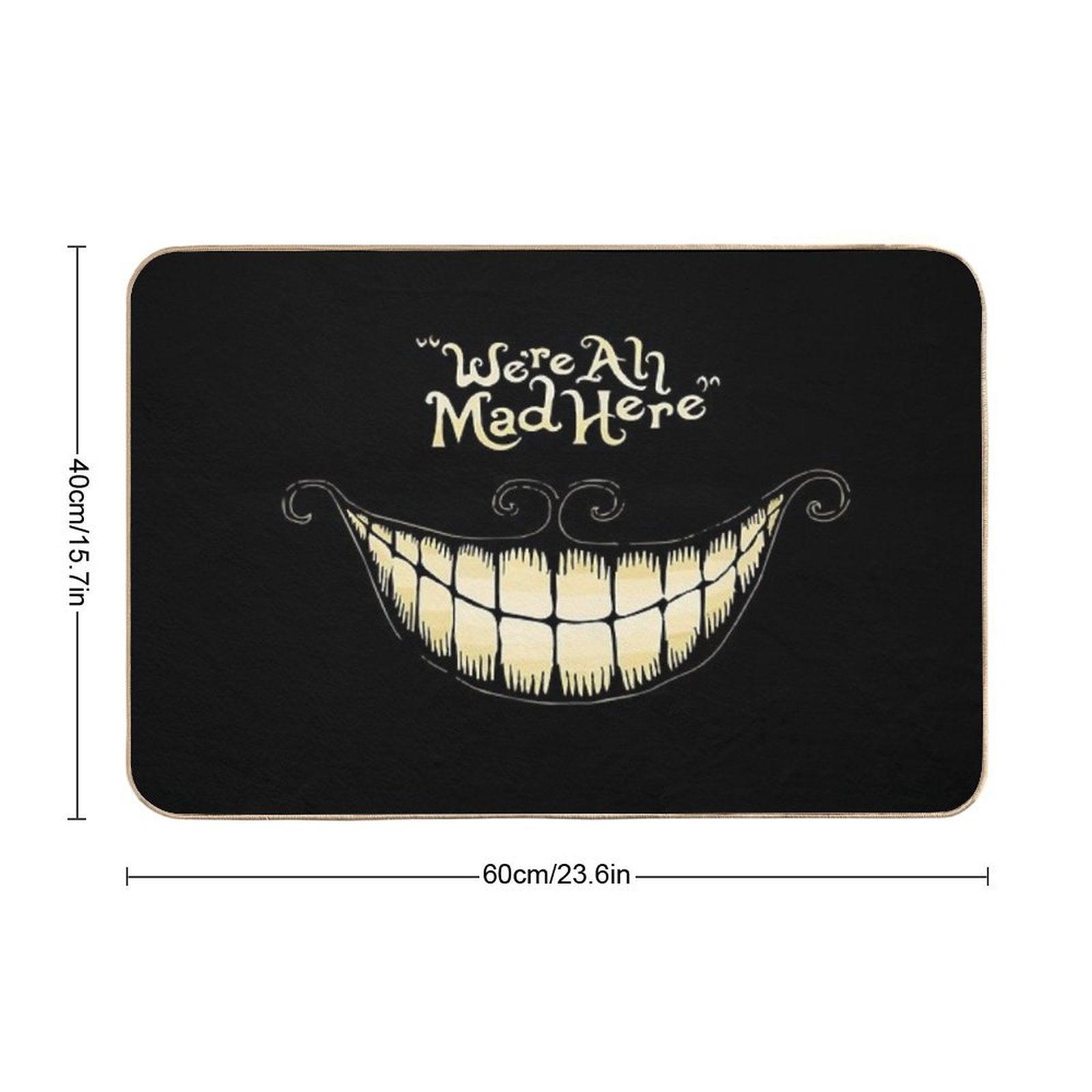 Alice-We're All Mad Here Bath Mat