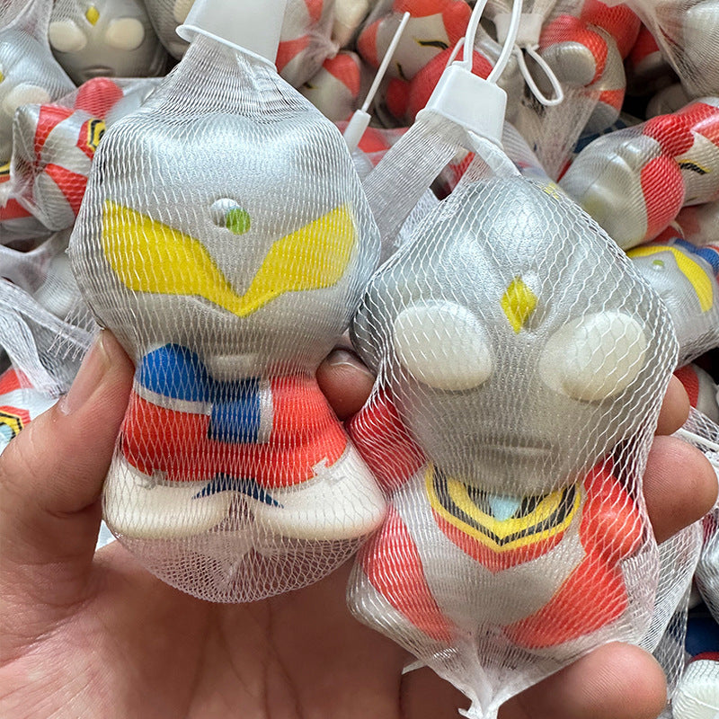 Netbag Egg Boy Party Pinch Music Stress Relief Toy Slow Rebound Ventilatory Artifact Cartoon Stress Relief Student Small Gift Item