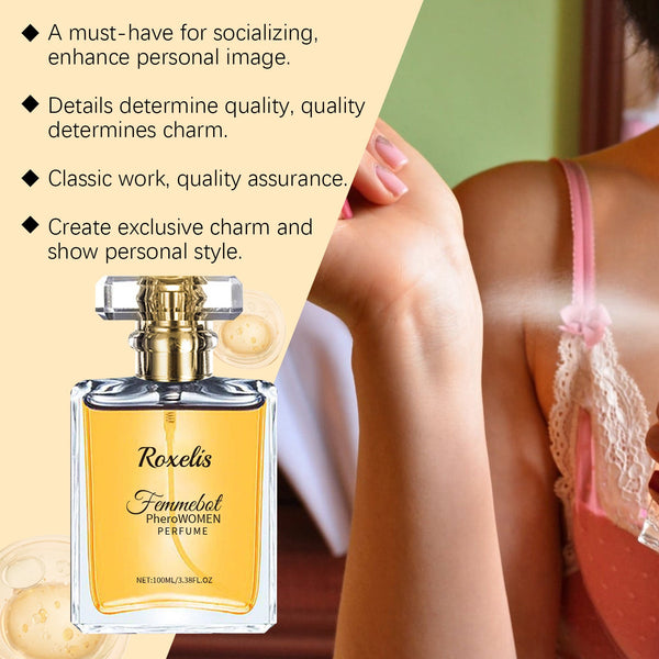 Femmebot Pherowomen Perfume, Light Elegant Exudes Fresh Niche Lovers Dating Portable Charm Perfume