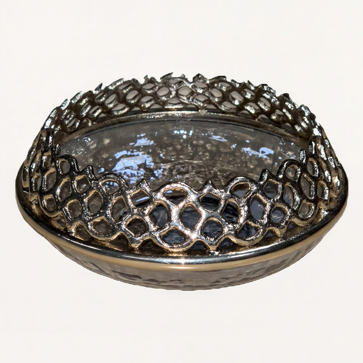 Soap Dish – Elegant Haven, Brass & Glass