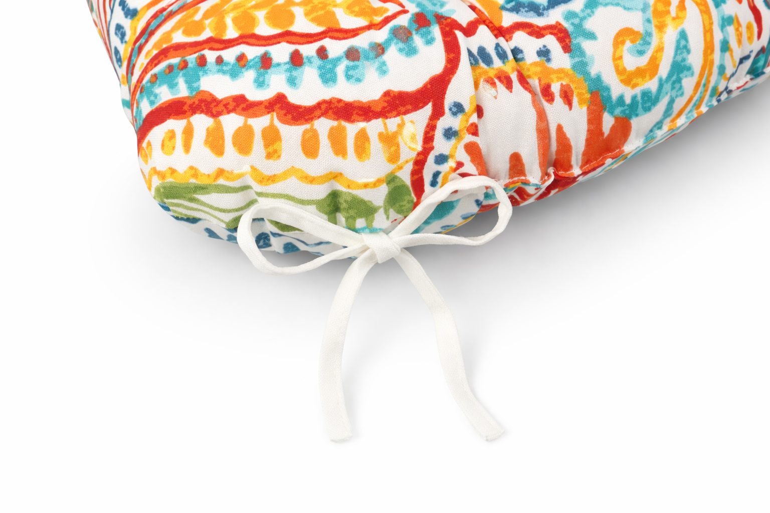 Outdoor Chair Cushions Set of 2 - 19 x 19 x 4 Inch Tufted Seat Cushions