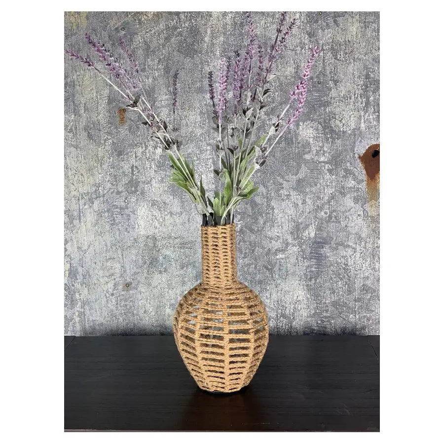 Jute Macrame Vase