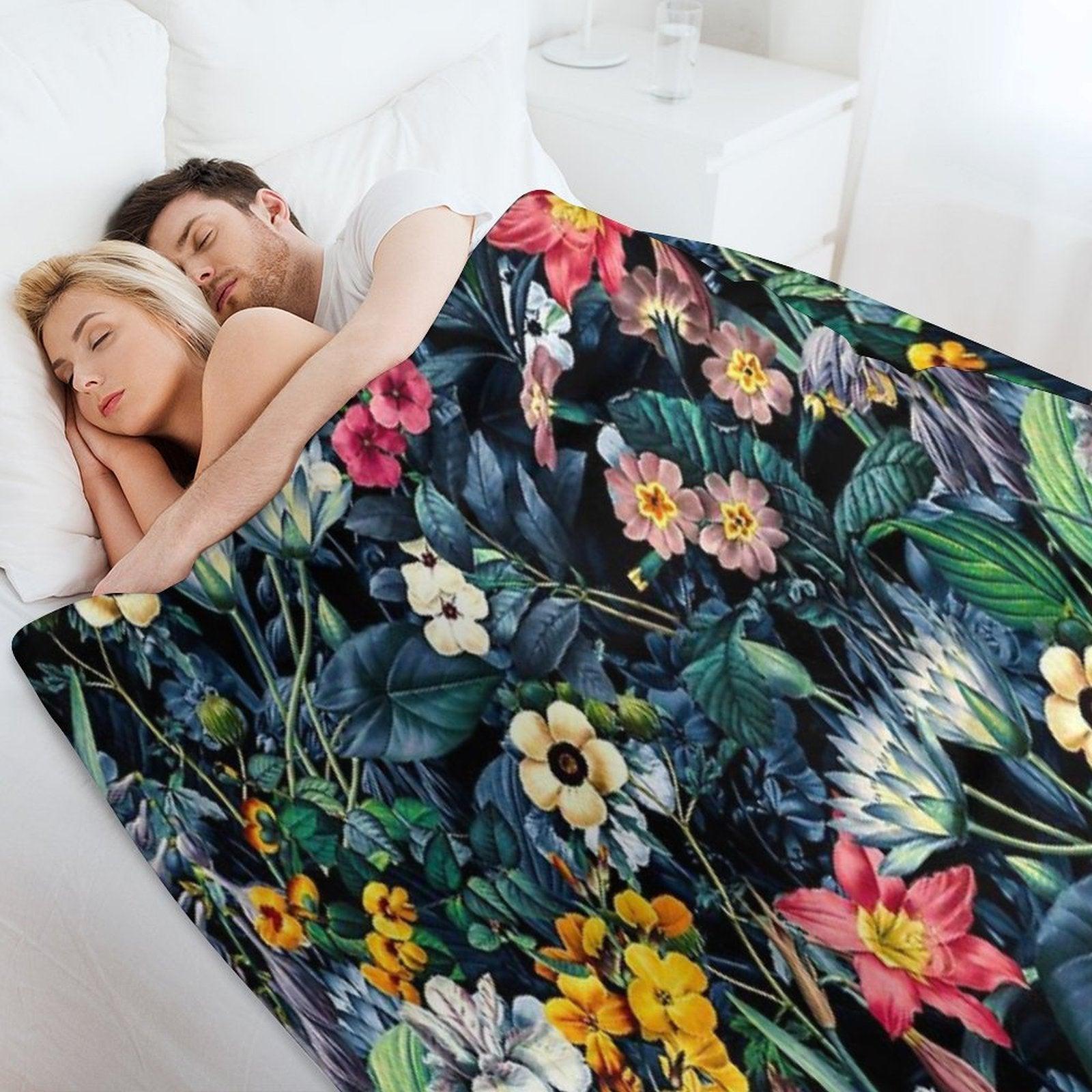 Exotic Garden Throw Blanket