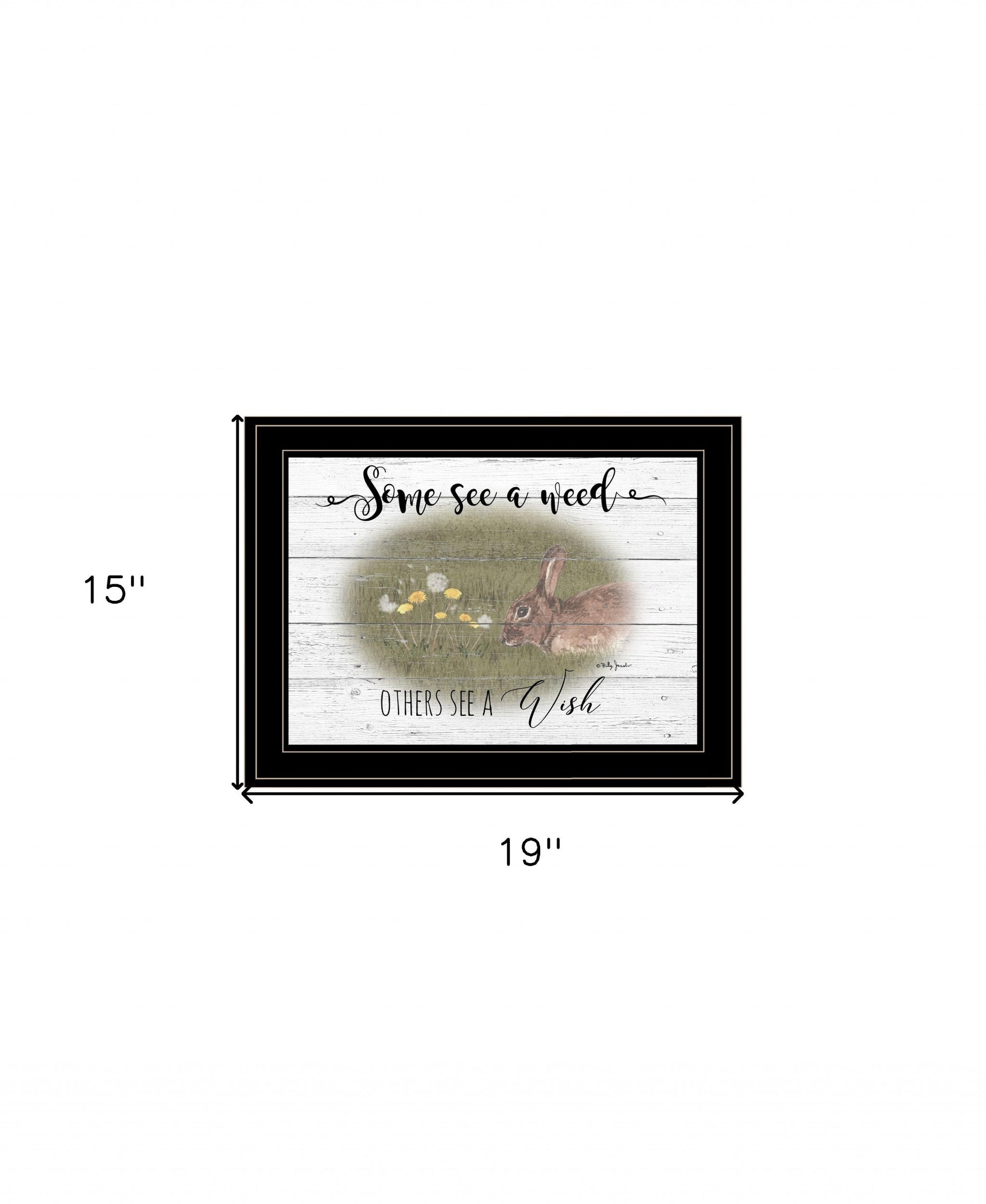 Some See A Weed 2 Black Framed Print Wall Art