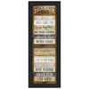 Farmhouse Rules 3 Black Framed Print Wall Art