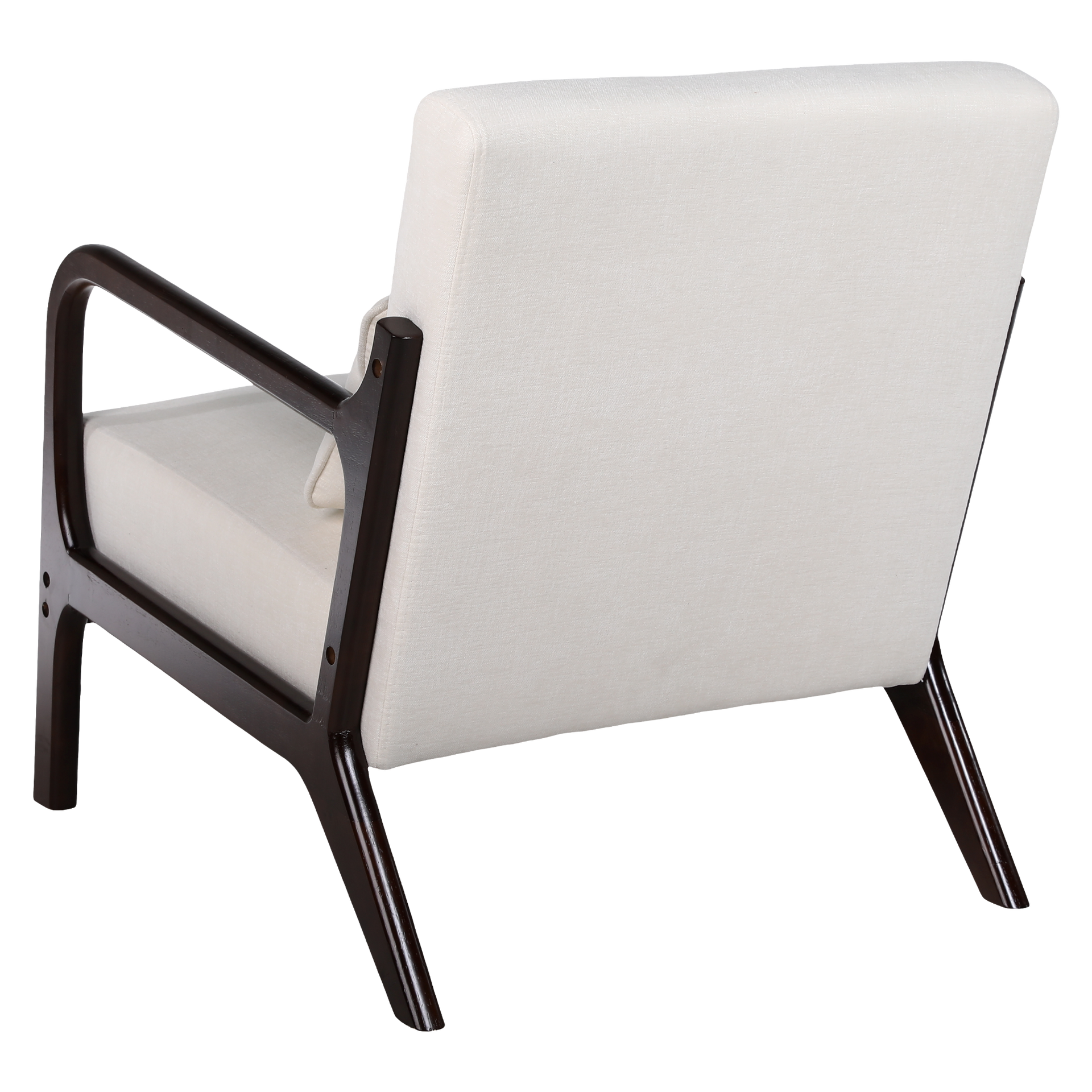 Antique Beige Cotton‑Linen Chair