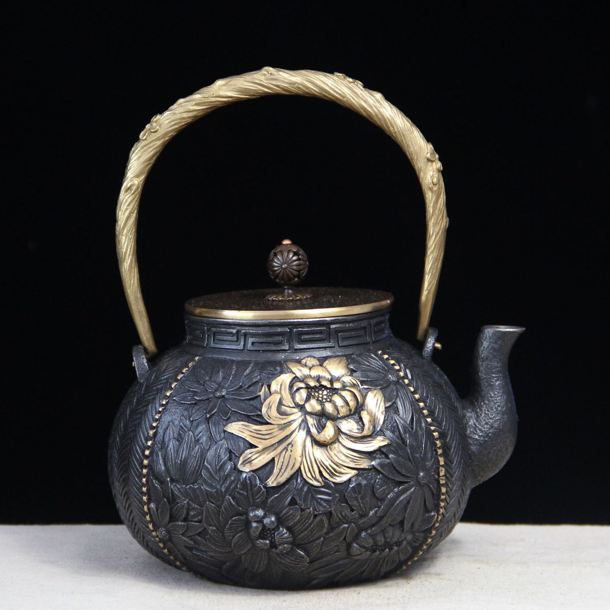 Japanese Handmade Cast Iron Teapot