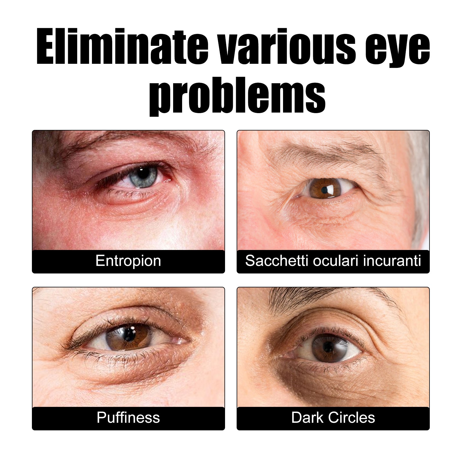 Anti-wrinkle Eye Cream, Moisturizing Smooth Firming Skin Smoothing Eye Fine Lines Massage Eye Cream