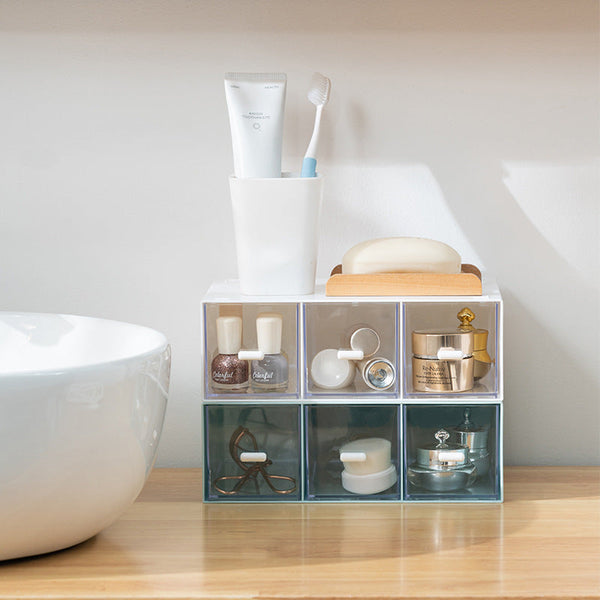 1 - drawer tea bag storage box. Great for kitchen drawers. Also suitable for storing coffee, tea & sugar.