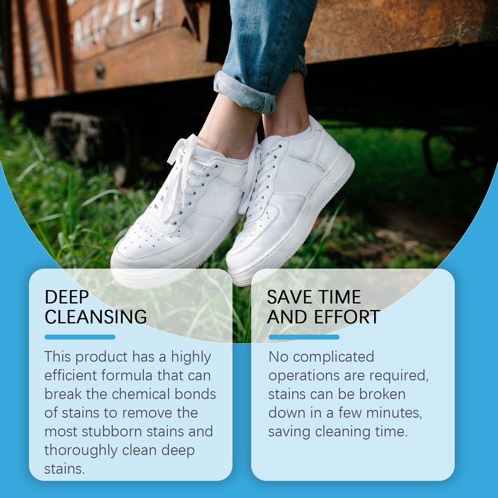 Shoe Decontamination Foam Cleaner Small White Shoes Gentle Clean Yellow Edge Stain Shoe Cleaner