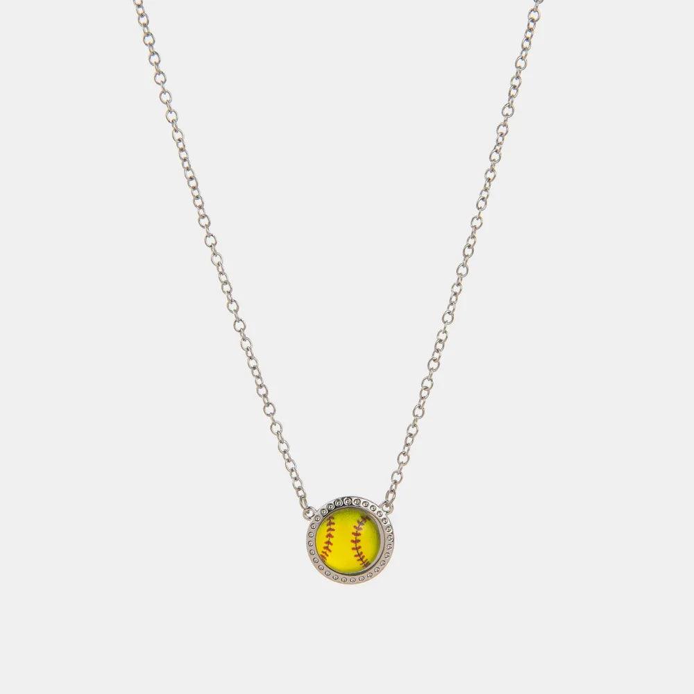 Sporty Element Resin Necklace