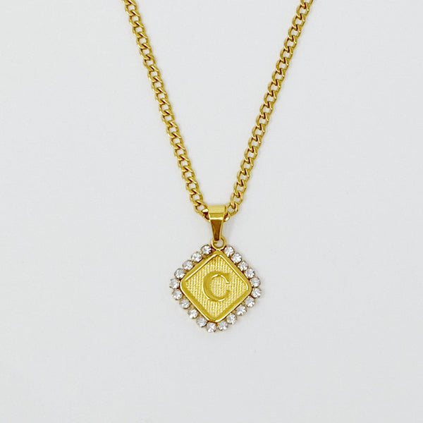 Aztec Delight Initial Necklace