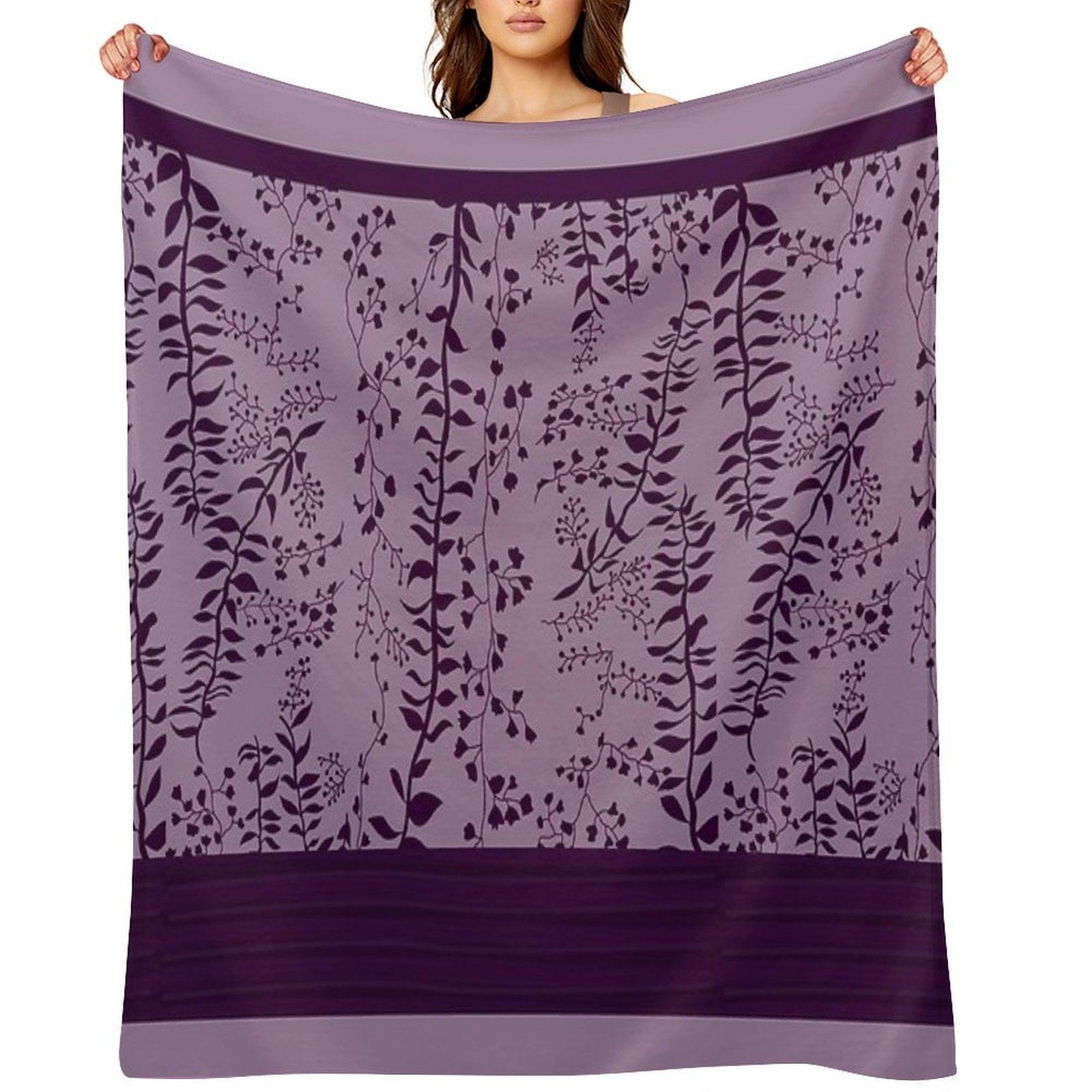 Bella Swan's Comforter Set Replica  Purples Cool - Version 2  Twilight Saga Fanart Throw Blanket